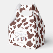 カウボーイワイルドウエストロードウェスタンボーイベビーシャワー フェイバーボックス (正面サイド)