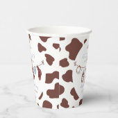 カウボーイワイルドウエストロードウェスタンボーイベビーシャワー 紙コップ (右)