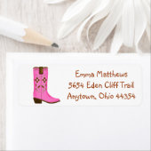 カウボーイワイルドウエスト住所 シール (インサイチュ)