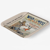 カウボーイワイルドウエスト追加ボーイズナスバースデーパーティー ペーパープレート (傾斜あり)