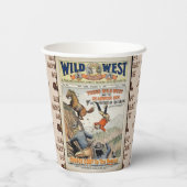 カウボーイワイルドウエスト追加ボーイズナスバースデーパーティー 紙コップ (裏面)