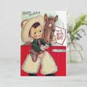 カウボーイヴィンテージハッピーバースデービッグボーイ シーズンカード (スタンド正面)