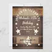 カウボーイ乗馬ワイルドウェスト誕生日 招待状 (正面)