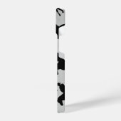 カウボーイ乗馬場動物シルエット iPhoneケース (左側面)