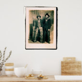 カウボーイ二頭 ポスター (キッチン)