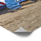 カウボーイ付きロデオシュートからサドル気管支遮断 ポスター (角)