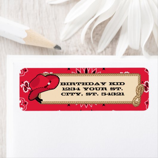 カウボーイ住所 シール (インサイチュ)