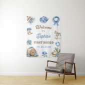 カウボーイ初めてのロデオ誕生日パーティー タペストリー (インサイチュ)