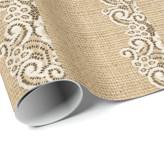 カウボーイ初期のウエスタンカントリーラップとレース ラッピングペーパー (ロールコーナー)