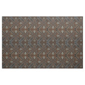 カウボーイ初期のウエスタンカントリーTooled Leather ファブリック (ファットクウォーター)