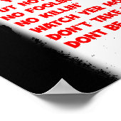 カウボーイ十戒 ポスター (角)