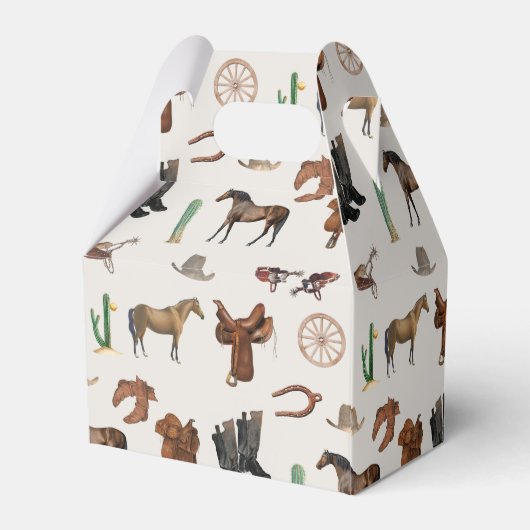 カウボーイ女性のカーボーイウエスタンロデオカントリーパターン フェイバーボックス (裏面サイド)
