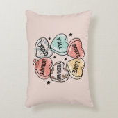 カウボーイ女性のカーボーイテーマハート アクセントクッション (正面(垂直))