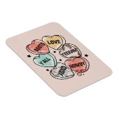 カウボーイ女性のカーボーイテーマハート マグネット (右側)