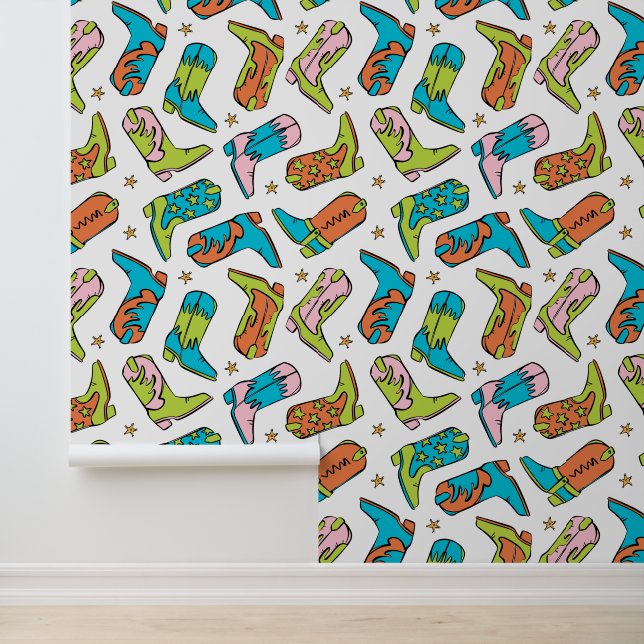 カウボーイ女性のカーボーイブーツウェスタンパターン 壁紙 (アプリケーション)