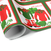 カウボーイ女性のカーボーイロデオウェスタンシャツアンドブーツ ラッピングペーパー (ロールコーナー)