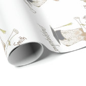 カウボーイ女性のカーボーイ卒業カントリーウェスタンパーティー ラッピングペーパー (ロールコーナー)