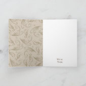 カウボーイ女性のカーボーイ卒業カントリーウエスタンパーティー カード (内部)