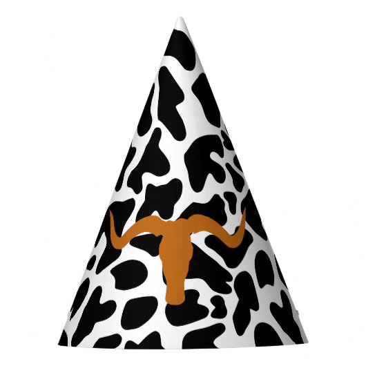 カウボーイ子供の誕生日 パーティーハット (正面)