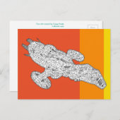 カウボーイ宇宙船はがき ポストカード (正面/裏面)