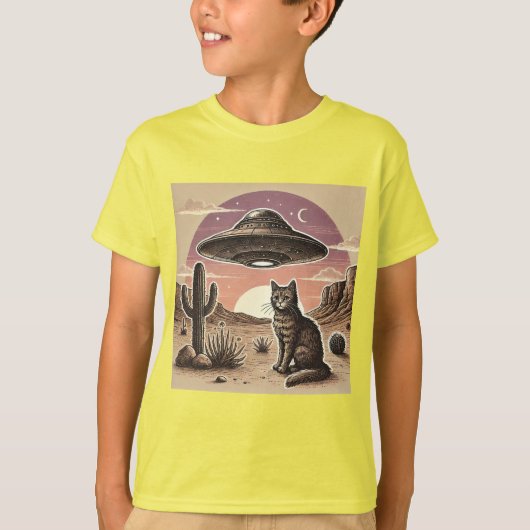 カウボーイ宇宙船ネコ Tシャツ (正面)