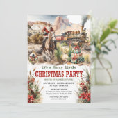 カウボーイ実在アドベンチャー西サンタライディング 招待状 (スタンド正面)