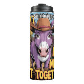 カウボーイ得ロバ私のS h i t タンブラー (正面)