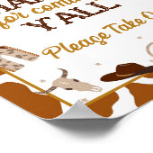 カウボーイ感謝していウエスタン来のオールサイン ポスター (角)