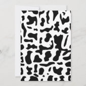 カウボーイ招待状ボーイ誕生日パーティーオールドウエスタン 招待状 (裏面)