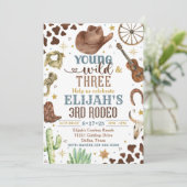 カウボーイ招待状、ヤング・ワイルドと3rdロデオ 招待状 (スタンド正面)
