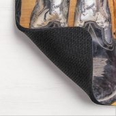 カウボーイ擦り切れたブーツ – 女性 マウスパッド (コーナー)