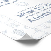 カウボーイ救済の赤ちゃん忙しシャワー – Mom-to-Be ポスター (角)