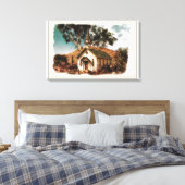 カウボーイ教会 キャンバスプリント (インサイチュ (寝室))