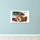 カウボーイ教会 キャンバスプリント (インサイチュ (ウッドフロア))