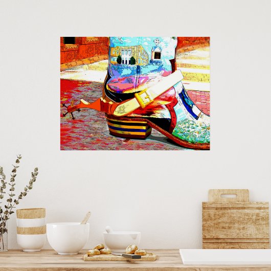 カウボーイ日 ポスター (キッチン)