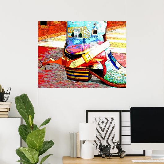 カウボーイ日 ポスター (ホームオフィス)