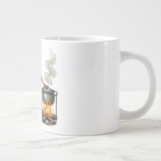 カウボーイ格言マグ専門マグ ジャンボコーヒーマグカップ (右)