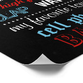 カウボーイ牛の誕生日パーティーのシャルボードサインポスター ポスター (角)