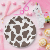 カウボーイ牛プリントワイルドウエストウェスタンロデオパーティー ペーパープレート (パーティー)