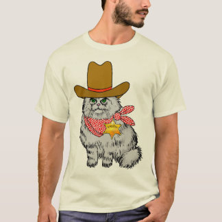 カウボーイ猫 Tシャツ