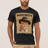 カウボーイ猫Tシャツ Tシャツ (正面)