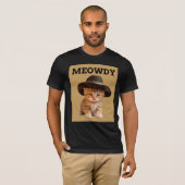 カウボーイ猫Tシャツ Tシャツ (正面フル)
