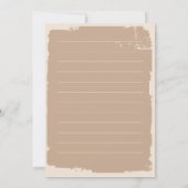 カウボーイ発表 案内状 (裏面)