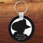 カウボーイ祈りの言葉キーチェーン キーホルダー (正面)