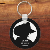 カウボーイ祈りの言葉キーチェーン キーホルダー (正面)