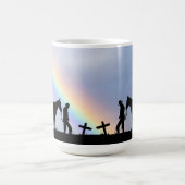カウボーイ祈りの言葉コーヒーマグ コーヒーマグカップ (中央)