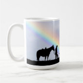 カウボーイ祈りの言葉コーヒーマグ コーヒーマグカップ (左)