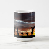 カウボーイ祈りの言葉コーヒーマグ コーヒーマグカップ (中央)