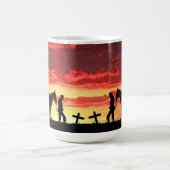 カウボーイ祈りの言葉コーヒーマグ コーヒーマグカップ (中央)