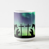 カウボーイ祈りの言葉コーヒーマグ コーヒーマグカップ (中央)